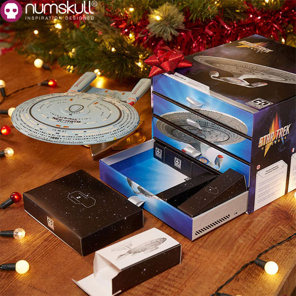 Numskull Star Trek U.S.S. Enterprise NCC-1701-D Countdown Character Figure